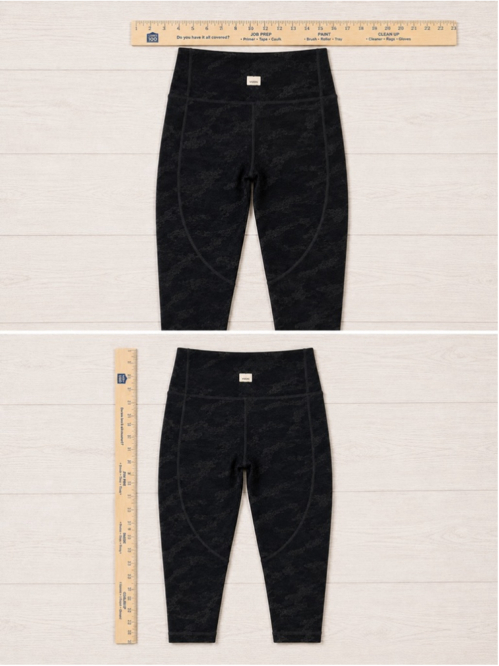 Vuori The Rise The Shine Leggings XS Black Camo High Rise Pockets - Picture 5 of 8